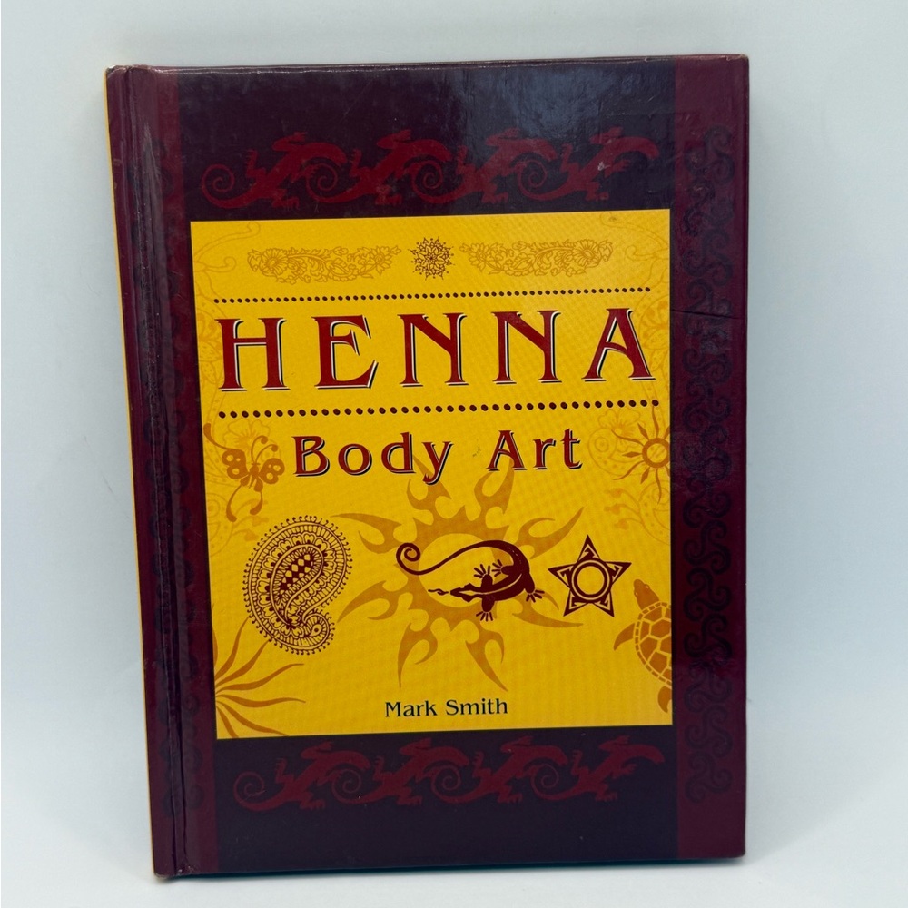 Henna Body Art Hardcover Book by Mark Smith, 64 pages